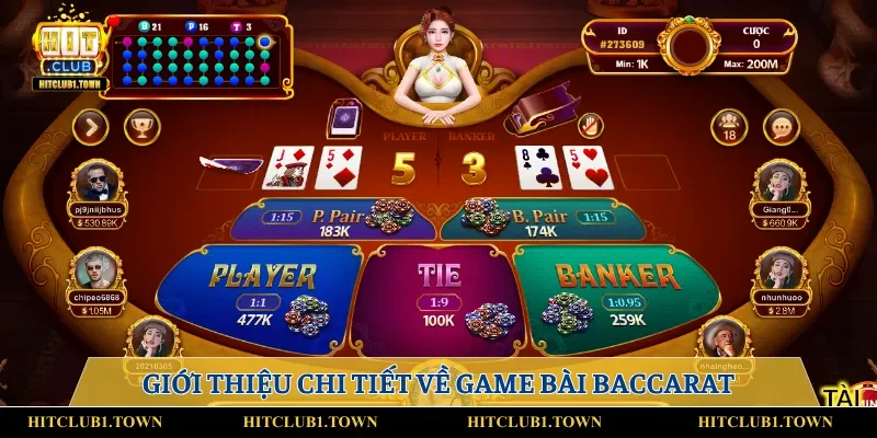 Giới thiệu những nét chính về game bài Baccarat