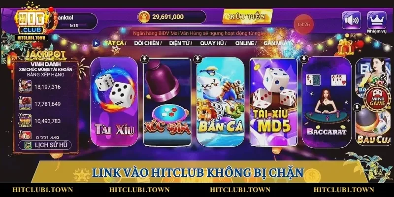 Link vào hitclub không bị chặn